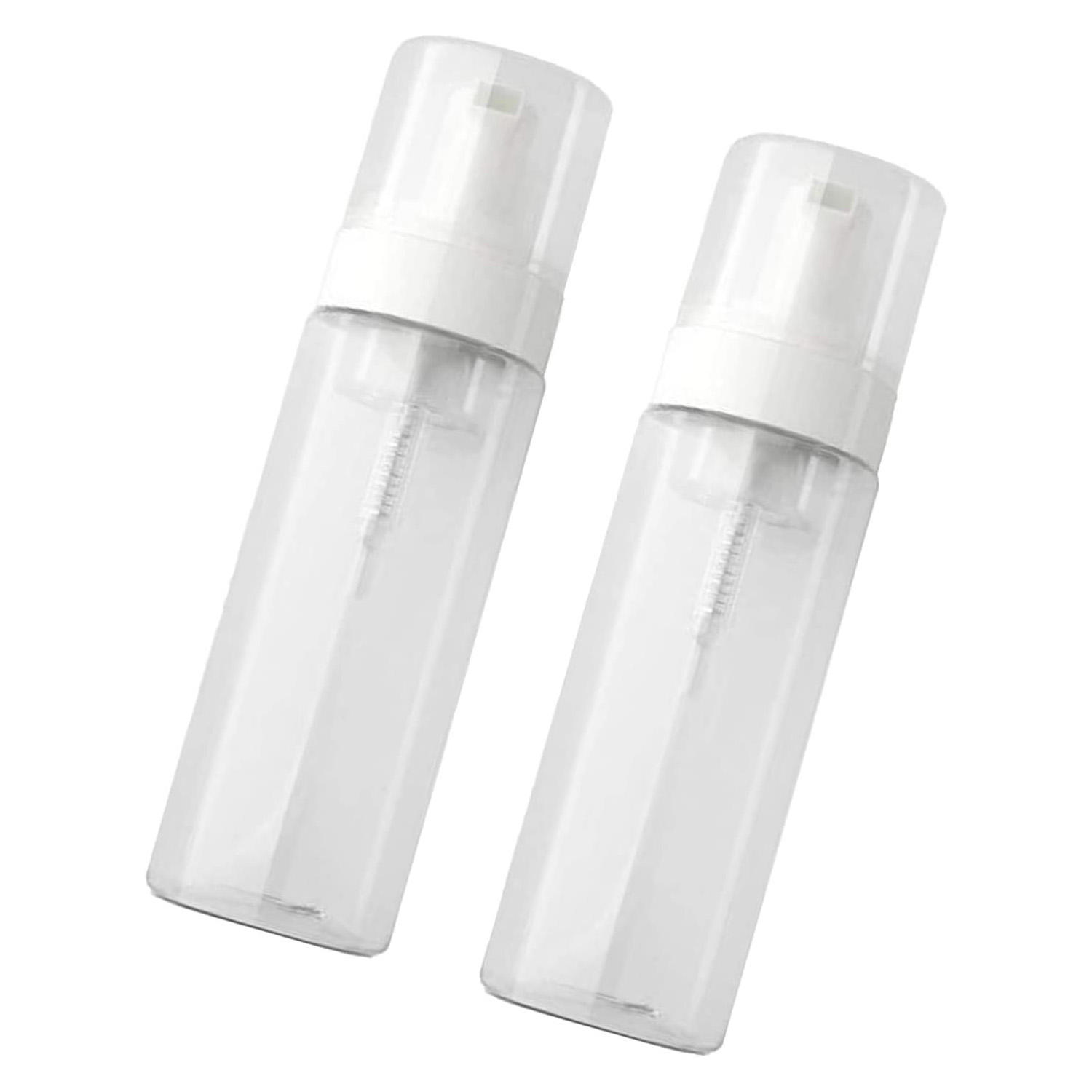 White Bottle with White Pump