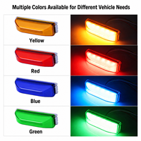 Feux de signalisation routière LED multicolores 12-24V, 3 modes, lumière tamisée, clignotante, lampe de sécurité routière pour véhicules