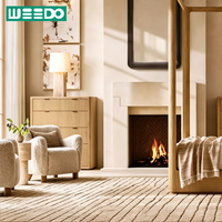 Canapé de luxe sur mesure pour salon, structure en bois, ensemble de canapés d'intérieur, capitonné, tissu écologique, mobilier pour hall d'hôtel