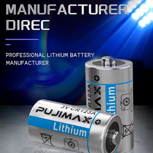 Baterai Lithium Silinder Non-Rechargeable PUJIMAX High Performance 1 Pcs 1500mAh CR123A 3V untuk Kamera dan Senter - Product Image 3