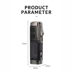 Metal Three Pronged Cigar <b>Lighter</b> <b>Windproof</b> Gas Filled Multi Functional Igniter For Outdoor Use - Product Image 5