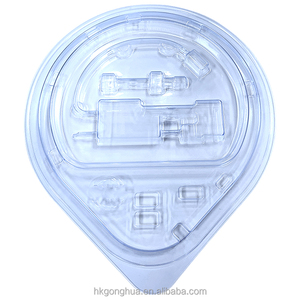 บรรจุภัณฑ์พลาสติก PET/PETG แบบใช้แล้วทิ้ง ปลอดเชื้อ มาตรฐาน ISO13485 รองรับโลโก้ตามสั่ง, ถาดพลาสติกแข็งแบบรักษ์โลกสำหรับบรรจุยาเม็ด - Product Image 1