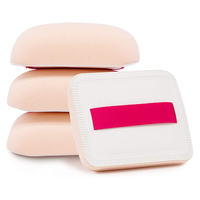 Éponge de maquillage carrée en forme de guimauve à marque privée, haute résilience, pour usage humide et sec, outil de beauté personnalisé avec LOGO