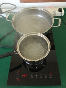 Bếp Điện Cảm Ứng Bếp Đứng Với 2 Đầu Đốt Vitro Gốm Mặt Kính Mịn Màu Đen 120V, <span class=keywords><strong>12</strong></span> Inch - Product Image 4