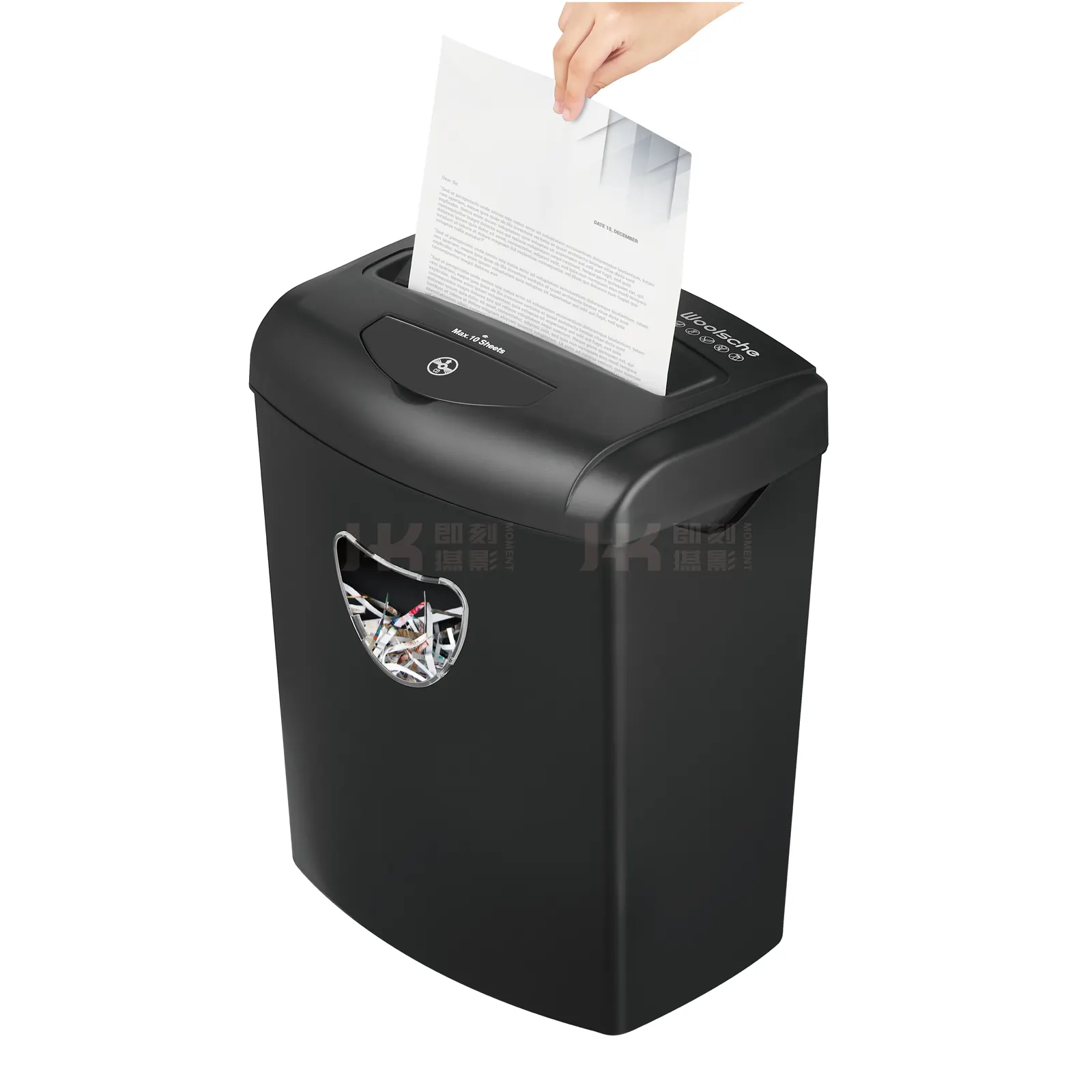 10 Vel Cross-Cut Papier/Cd/Credit Card Shredder, Beveiliging Niveau P-4, gebruik Commerciële Kantoor En Thuis Papiervernietiger