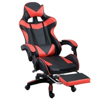 Chaise de jeu à bascule blanche, chaise de bureau gamer, vente en gros, luxe, réglable, chaise de course pour ordinateur de direction