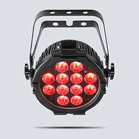 Projecteurs LED Par étanches à télécommande 12x18W RGBAWUV 6 en 1 pour discothèque et éclairage de scène d'événements