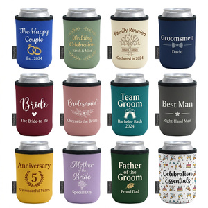 Sac isotherme portable personnalisé de 12 oz pour canettes, sac à déjeuner en mousse pour boissons, <span class=keywords><strong>porte</strong></span>-bière Coozies - Product Image 2