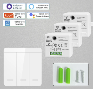 WiFi Light <strong>Switch</strong> Tuya <strong>Smart</strong> Home <strong>Smart</strong> Life RF433Mhz Wireless APP Voice Control <strong>Smart</strong> Home Work With Google Home Alexa Alice - Product Image 2