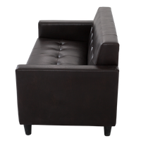 Canapé modulaire sectionnel moderne Nisco avec rembourrage en tissu et en mousse, une place pour le bureau, le salon, la chambre à coucher, l'hôtel