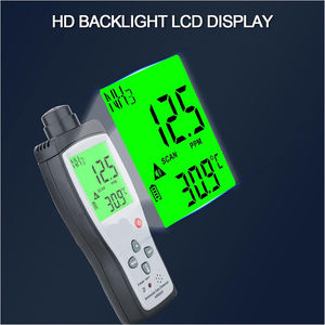 Диапазон измерения 0 ~ 100ppm аммиака NH3 газовый тестер метр детектор монитор анализатор со звуковой и световой сигнализацией - Product Image 5
