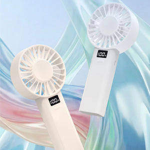 พัดลมมือถือขนาดเล็กแบบพกพา รุ่นใหม่ปี 2026 ดีไซน์สีสันสดใส ตัวเครื่องโปร่งใส ชาร์จไฟได้ ใช้แบตเตอรี่ พลาสติก สำหรับใช้ในบ้าน ขายส่ง - Product Image 1