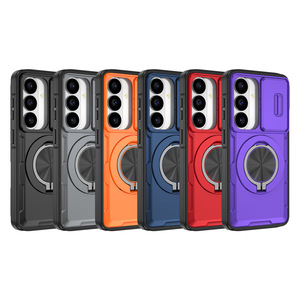 Coque pour <span class=keywords><strong>Samsung</strong></span> S26 avec protection coulissante pour appareil photo, robuste, <span class=keywords><strong>360</strong></span>° °   Étui de téléphone avec béquille rotative pour <span class=keywords><strong>Samsung</strong></span> Galaxy S26 S25 Ultra Plus - Product Image 6