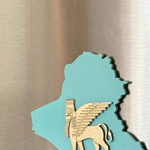 Magnete per Frigorifero Souvenir Cittadino con Mappa e Leone, Vendita Diretta dalla Fabbrica Cinese, Personalizzabile - Product Image 3