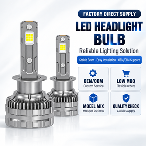 Bombilla LED H1 de Repuesto, Enchufar y Usar, Luz Delantera Estable para Vehículo, Reemplazo de Faro Delantero LED para Nissan Tiida - Product Image 1