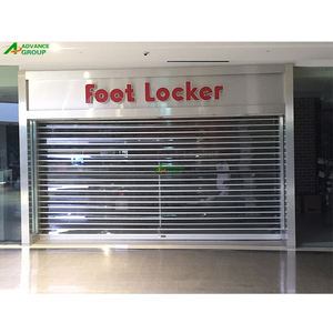 Nouvelles portes transparentes à volet roulant en <span class=keywords><strong>PVC</strong></span> Commercial Shopfront automatique en aluminium polycarbonate enrouler <span class=keywords><strong>porte</strong></span> <span class=keywords><strong>de</strong></span> <span class=keywords><strong>garage</strong></span> prix bon marché - Product Image 3
