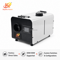 Chauffage de stationnement diesel OkyRie AX55H à faible bruit (<55 dB) avec capteurs intelligents et protections multiples de sécurité, machine de chauffage tout-en-un 5 kW