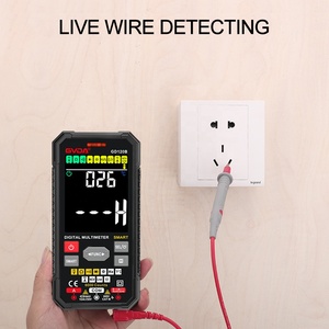 GVDA 6000 sayımlar akıllı dijital multimetre kapasite Ohm diyot multimetro NCV Hz canlı tel test - Product Image 5