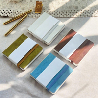 Carnet de notes A6 personnalisé avec logo, couverture souple en PU, reliure cousue