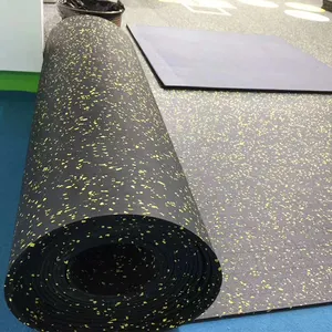 Factory Direct Marketing Non-toxic Environmental Fitness Floor Mat Roll EPDM