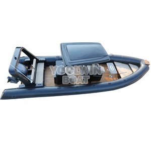 Bateau pneumatique compact en fibre de verre Yoolwin 880 pour yachts et catamarans, bateau de secours - Product Image 6