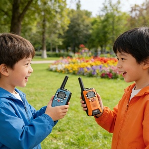 Talkies-walkies sans fil <span class=keywords><strong>longue</strong></span> <span class=keywords><strong>portée</strong></span> 3 km pour enfants, mini-interphones portables, jouet pour le camping en plein air et la <span class=keywords><strong>chasse</strong></span>, ensemble de talkies-walkies - Product Image 4