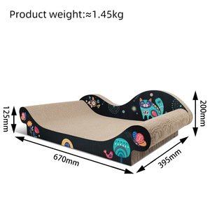 Hot Sales Starke Pappe Schlafs ofa Katzen Schutz Möbel <span class=keywords><strong>Cat</strong></span> Scratcher Scratching Toy Catnip - Product Image 3