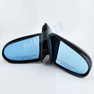 กระจกมองหลังรถยนต์ฟิล์มคาร์บอนสีดำ2ชิ้นกระจกมองหลังสไตล์ช้อนสำหรับฮอนด้าซีวิคเช่น EK 92-00 <span class=keywords><strong>4</strong></span>ประตู - Product Image 3