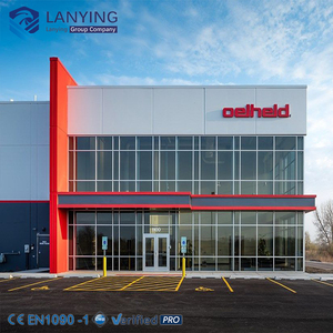 Entrepôt préfabriqué en structure légère en acier avec services de soudage et de découpe sur mesure pour usine - Product Image 3