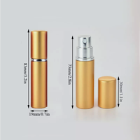 Distributeur de parfum de peau de cuir plat Portable 10ML avec pulvérisateur à pompe en gros Mini presse vide bouteille de pulvérisation de liquide