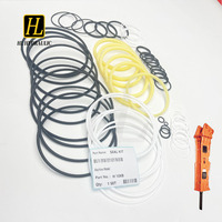 Kit de joints d'étanchéité H10XB pour brise-roche hydraulique, pièce de réparation pour excavatrice et engins de construction