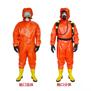 Ropa de protección química pesada, cloruro de polivinilo mercancías peligrosas, monos herméticos - Product Image 5