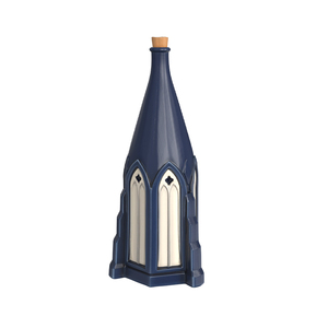 Bouteille à <span class=keywords><strong>vin</strong></span> en céramique en forme <span class=keywords><strong>de</strong></span> tour <span class=keywords><strong>de</strong></span> cathédrale gothique avec bouchon en liège, carafe à liqueur en céramique <span class=keywords><strong>de</strong></span> style vintage - Product Image 1