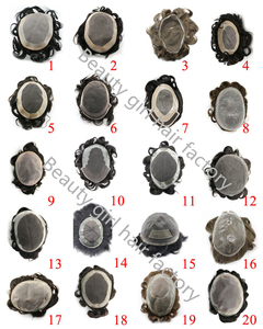 Immagini degli uomini della parrucca dei <span class=keywords><strong>capelli</strong></span> di toupee degli uomini della sostituzione dei <span class=keywords><strong>capelli</strong></span> umani indiani vergini di prezzi di fabbrica - Product Image 6