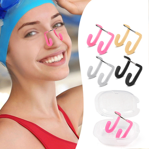 Nuevo Clip Nasal de Silicona en Forma de U para Natación, Marco de Acero Inoxidable 304, Impermeable, Antideslizante, Tapón Nasal para <span class=keywords><strong>Entrenamiento</strong></span> de Natación <span class=keywords><strong>Sincronizada</strong></span> - Product Image 6
