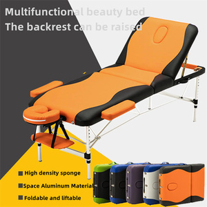 Cama de masaje para adelgazamiento corporal, cama de masaje ancha, plegable, altura ajustable, para fisioterapia, portátil - Product Image 3