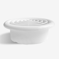 Grilles de ventilation rondes en plastique pour climatiseurs ABS HVAC Systems