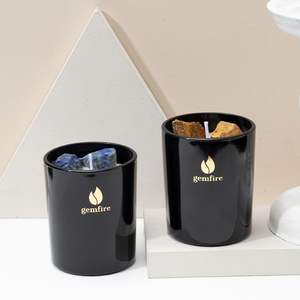 Ensemble cadeau spirituel de luxe à base de cire de soja parfumée, avec des bougies zodiacales, marque privée AIKUN - Product Image 2