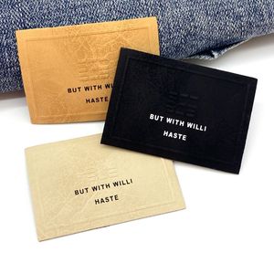 Printed Custom Logo Leather Tag <strong>Jeans</strong> PU Denim <strong>Label</strong> <strong>Labels</strong> Customize for <strong>Jeans</strong> Clothing - Product Image 2