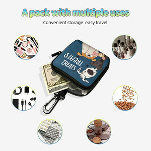 Sac de dressage pour chien personnalisé avec impression, crochet et fermeture éclair, ensemble d'entraînement pour chiot, sac de promenade pour chien, accessoires de dressage pour chien - Product Image 4