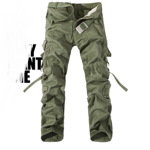 Pantaloni <span class=keywords><strong>Cargo</strong></span> da <span class=keywords><strong>Uomo</strong></span> Autunnali in Offerta, Pantaloni Mimetici con 7 Tasche, Disponibili in 7 Colori - Product Image 4