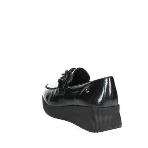 Cinzia <b>Soft</b> Women's Moccasin Black Platform Loafer <b>Shoes</b> - Product Image 1