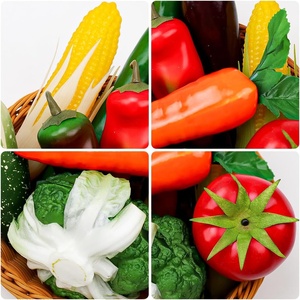Modèles réalistes de légumes artificiels en mousse pour la décoration de la maison, de la cuisine, des hôtels, des restaurants et des supermarchés - Product Image 6