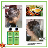 Minyak Batana Alami Murni untuk Meningkatkan Kesehatan Rambut Pria & Wanita, Meningkatkan Kecerahan Rambut & Kulit 60ml