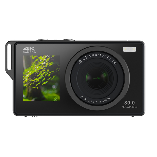 80MP Photo 18X Digital Zoom 4K 30FPS FHD Video Flash LED 2.88 Inch LCD Screen EIS WIFI Digital Camera