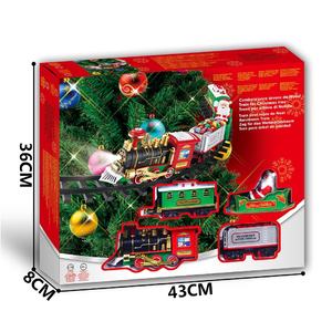 <span class=keywords><strong>Train</strong></span> musical à piles avec rails et lumières, jouet <span class=keywords><strong>pour</strong></span> tourner autour <span class=keywords><strong>de</strong></span> l'arbre <span class=keywords><strong>de</strong></span> Noël, <span class=keywords><strong>train</strong></span> <span class=keywords><strong>de</strong></span> Noël avec ensemble <span class=keywords><strong>de</strong></span> rails - Product Image 1