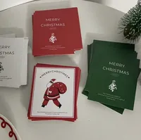 Cartes de remerciement personnalisées pour mariage et Noël, cadeaux personnalisés avec des matériaux en carton et en carton double face