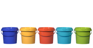 Bán Buôn Kín Thực Phẩm Đã Được Phê Duyệt Rỗng Tùy Chỉnh Xô Với Nắp Nhựa Uống Xô Bông Kẹo Nhỏ In Ấn Xô - Product Image 6