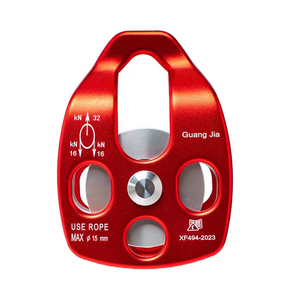 Puleggia Laterale Singola e Doppia con Cuscinetto <span class=keywords><strong>a</strong></span> Sfera e Piastra Isolante per Soccorso e Lavoro - Product Image 1