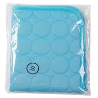 Tapis rafraîchissant auto-refroidissant pour animaux de compagnie, lavable et réutilisable, pour petits animaux, lit moderne uni en polyester pour toutes les saisons, idéal pour la voiture.